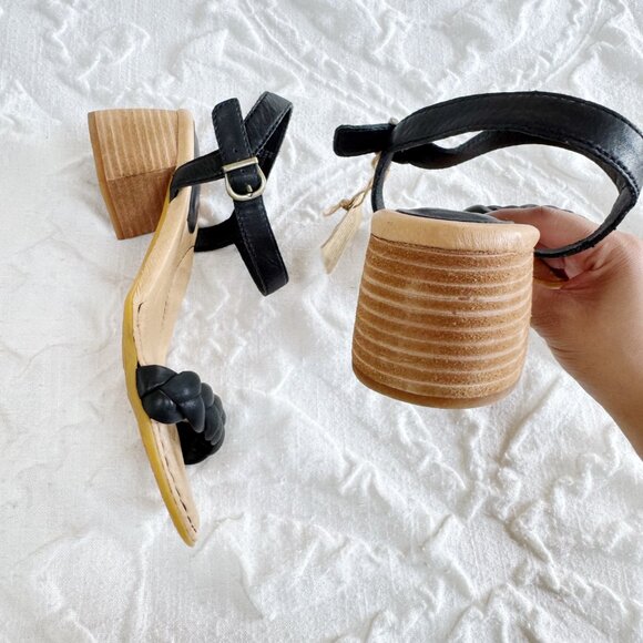 Born Simone Natural Leather Sandals Size 8 New - Picture 4 of 6